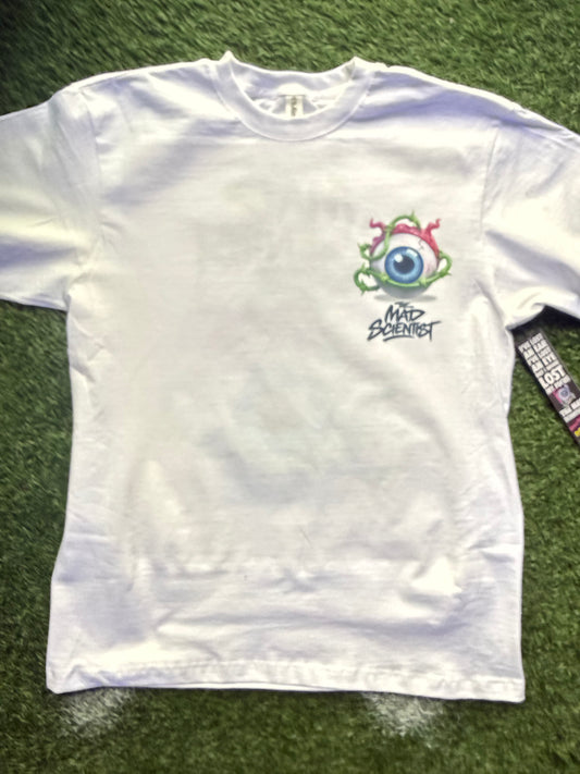 3D SPIKED EYE MAD SCIENTIST SHIRT