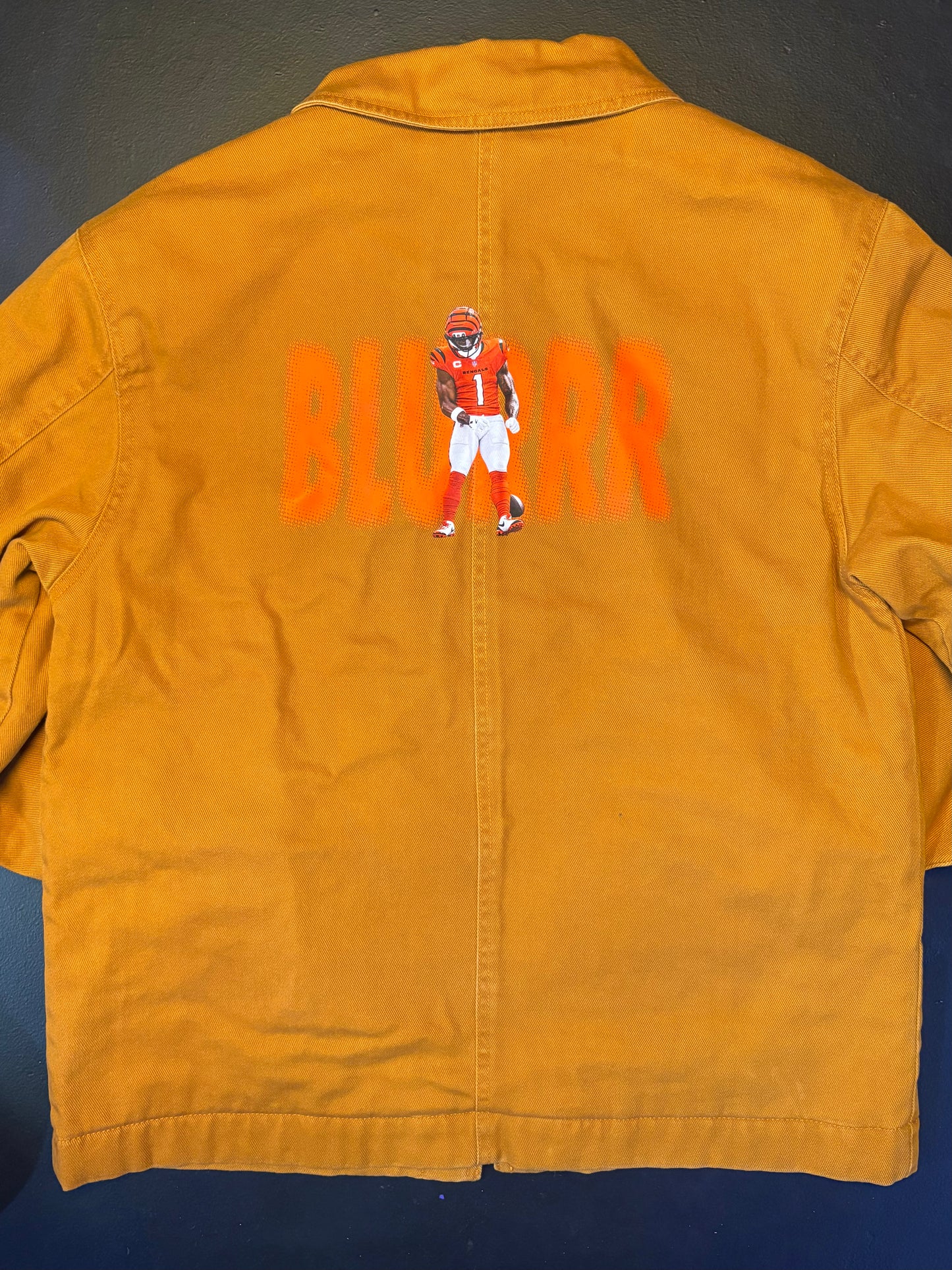 1 OF 1 CUSTOM JA'MARR BLURR / BASS PRO WORKMANS JACKET
