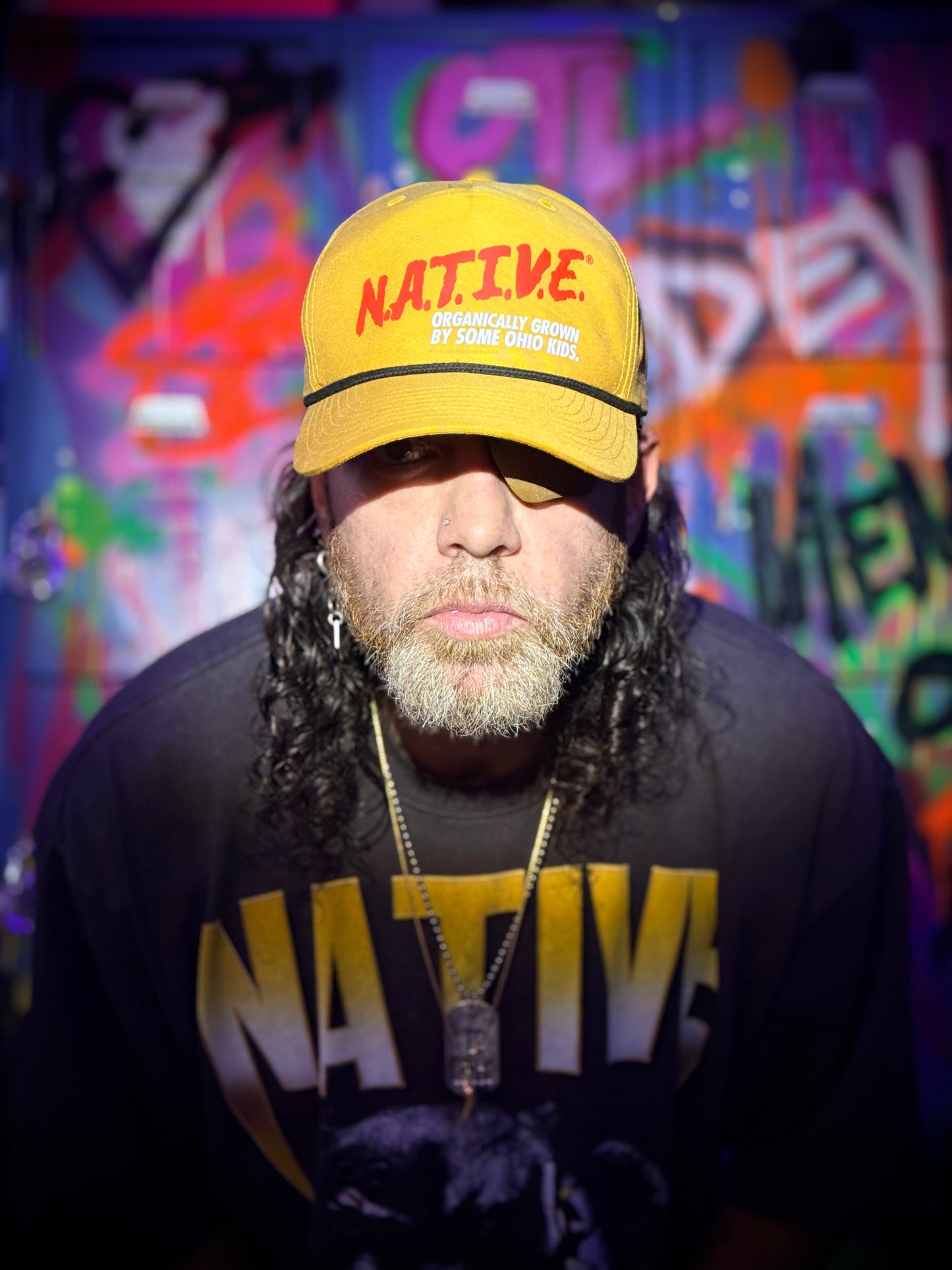 1980's Style NATIVE D.A.R.E. Dirt Bag Hat