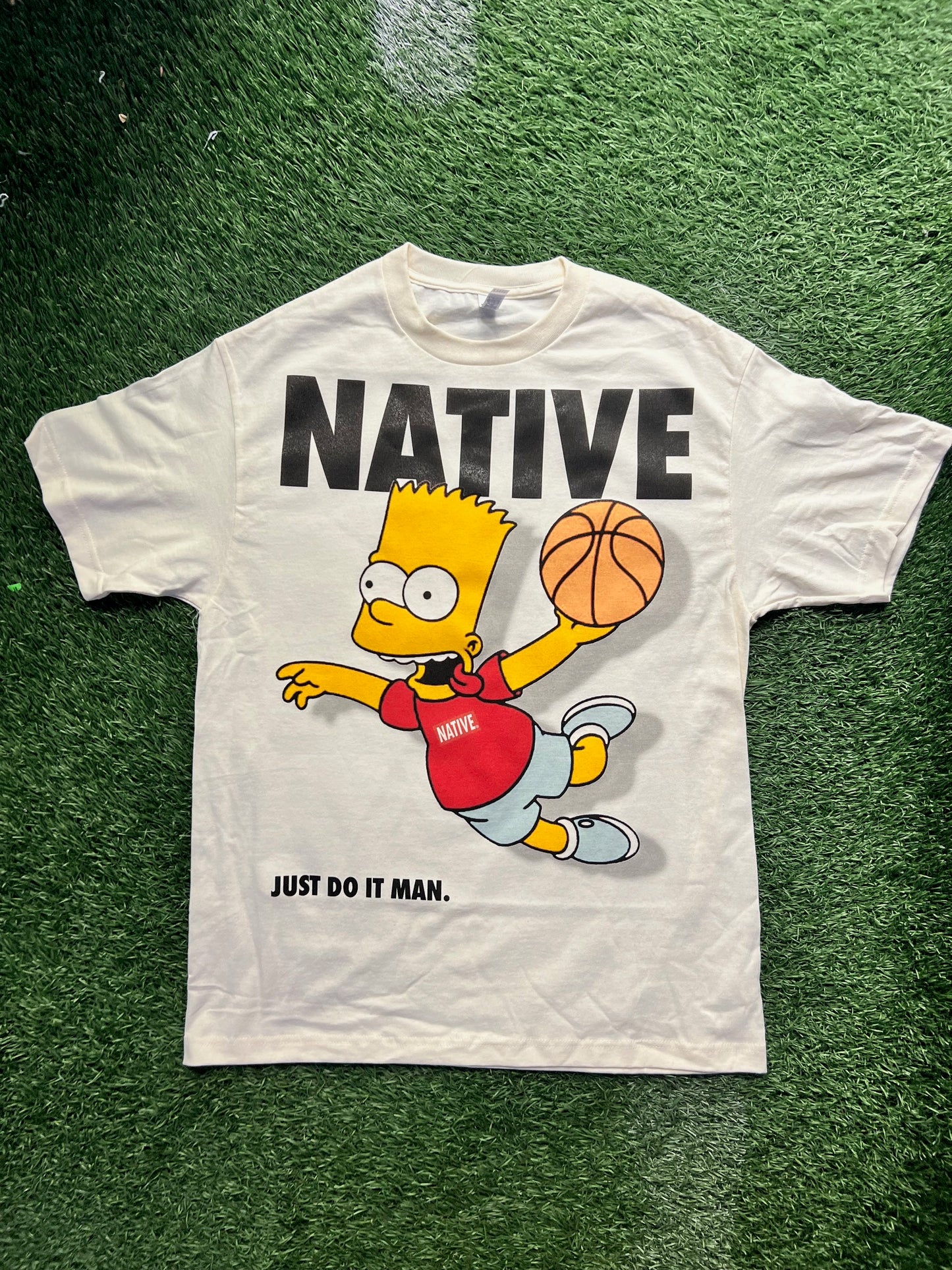 JUST DO IT MAN. *NATIVE KIDS BART SHIRT