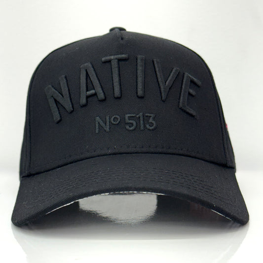 Nº513 Black Out Cincinnati Hat *Limited to Only /50
