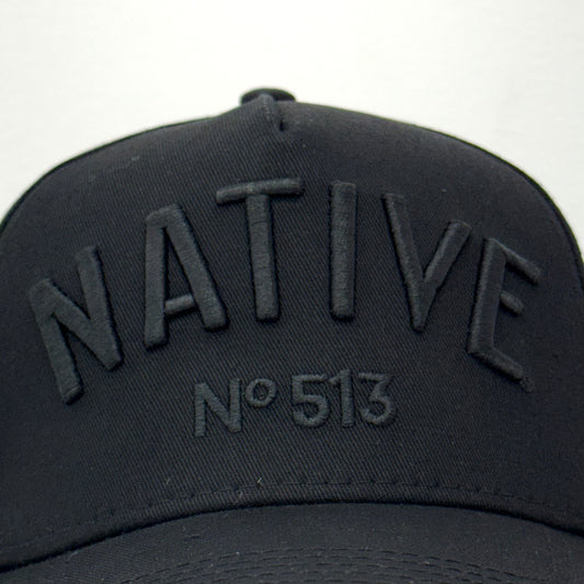 Nº513 Black Out Cincinnati Hat *Limited to Only /50