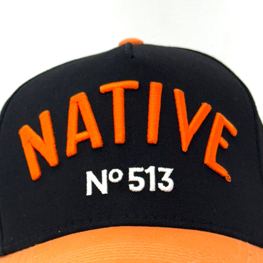 Nº513 Orange Brim Cincinnati Hat *Limited to Only /50