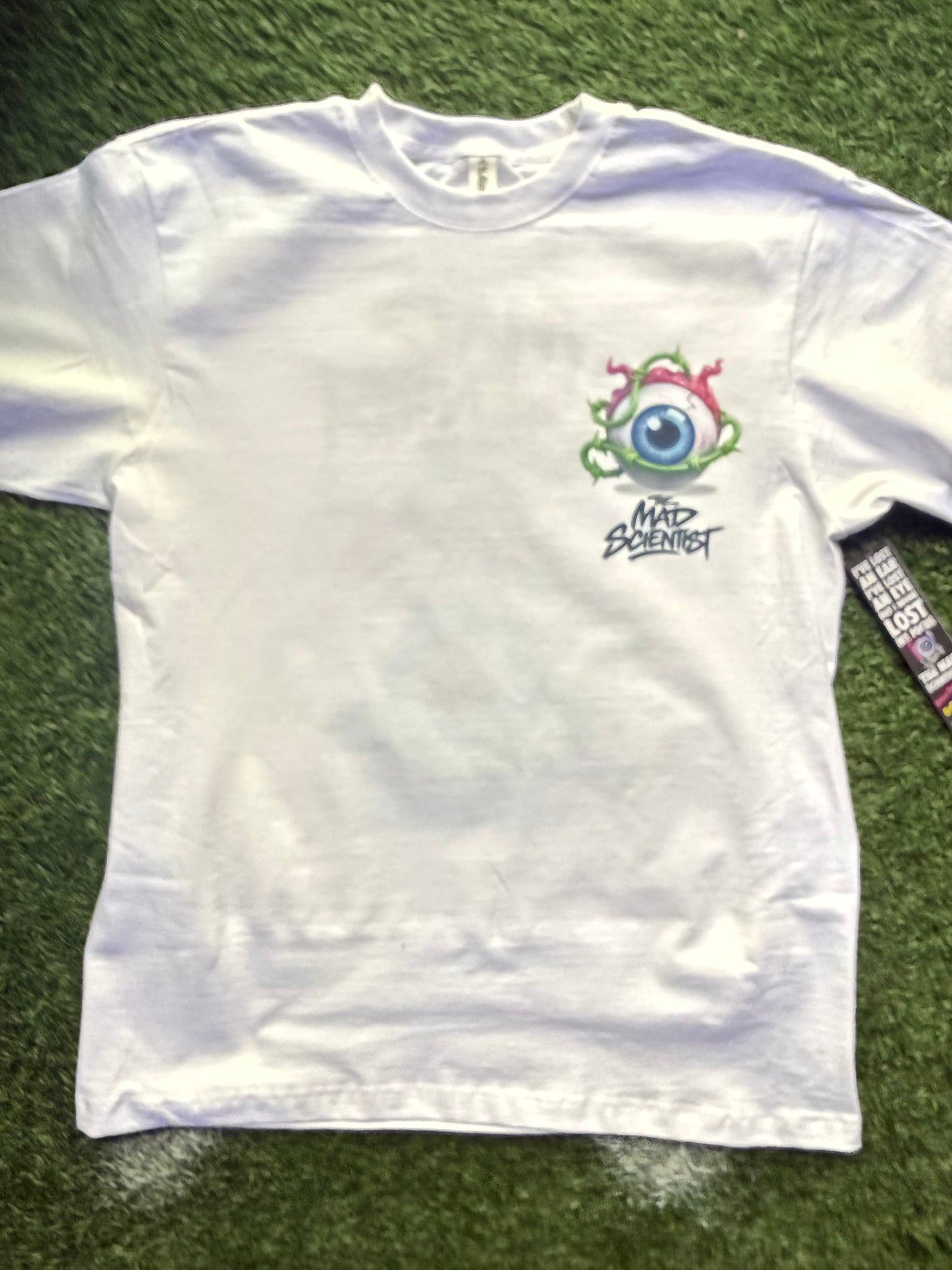 3D SPIKED EYE MAD SCIENTIST SHIRT