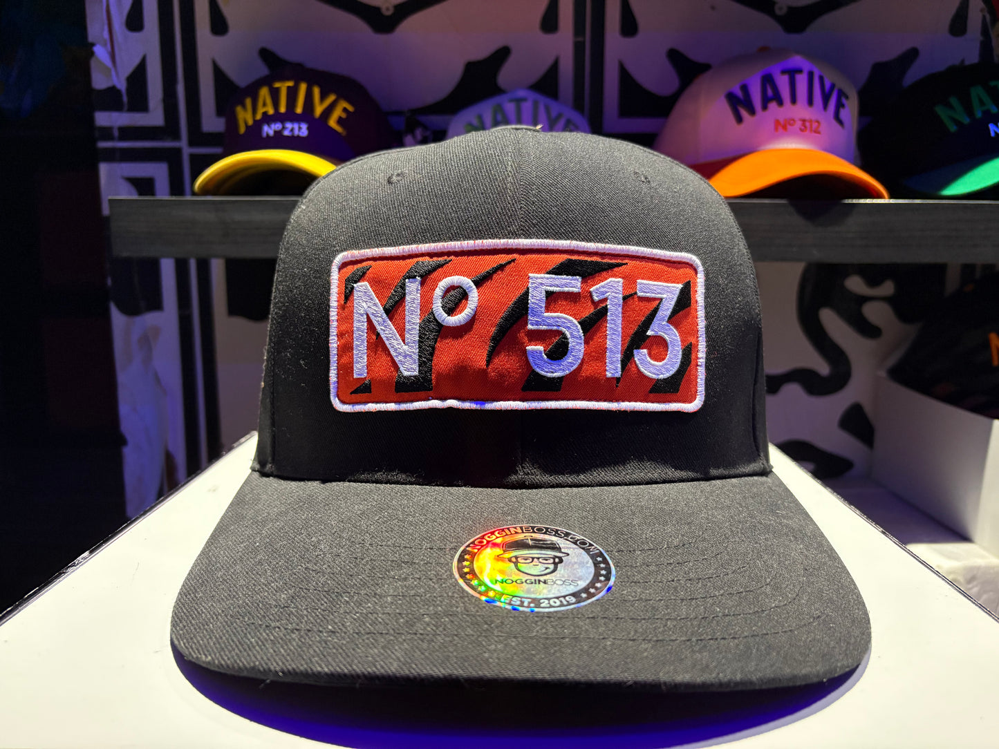 1 OF A KIND NOGGIN BOSS Nº513 NATIVE® JUMBO HAT - RAFFLE