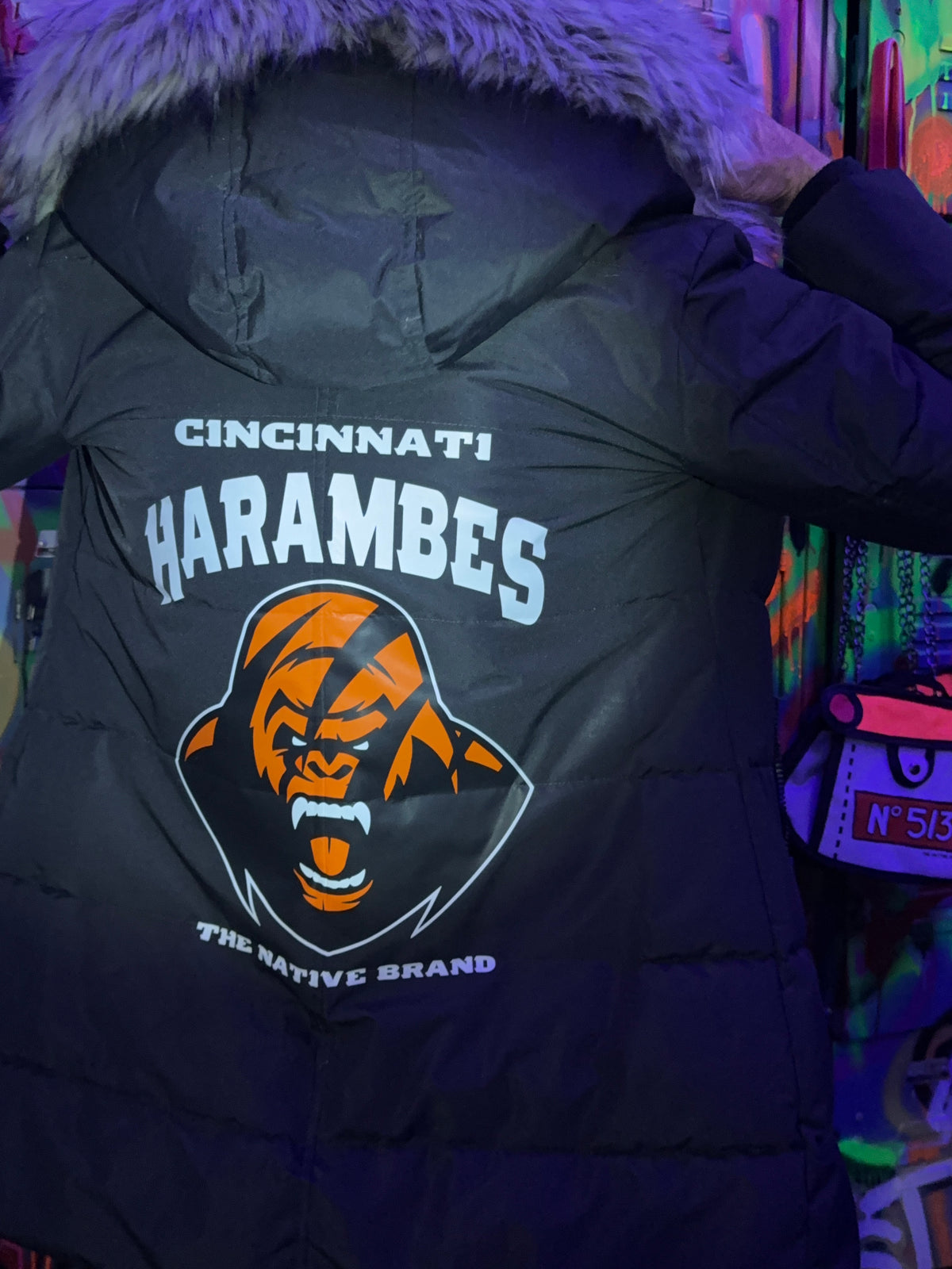 NATIVE X HARAMBE PARKA (FOX HOOD) 1 OF 1