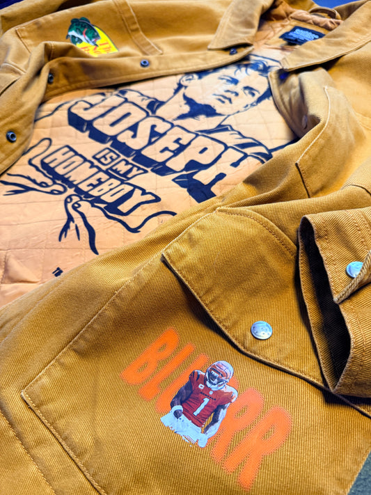 1 OF 1 CUSTOM JA'MARR BLURR / BASS PRO WORKMANS JACKET
