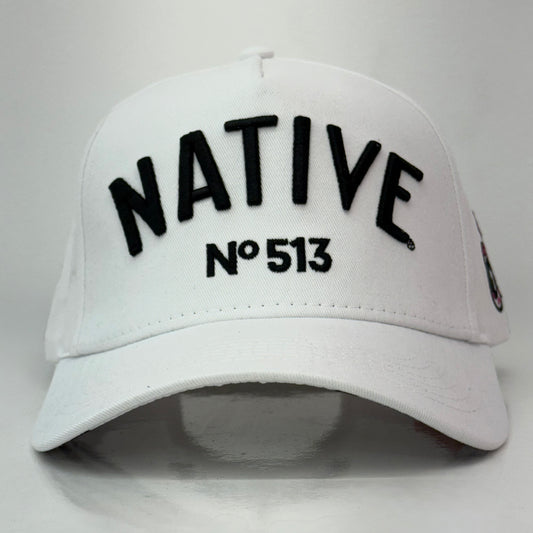 Nº513 White Out Cincinnati Hat Limited to only /50