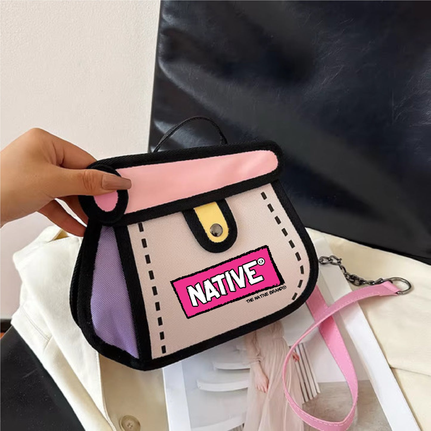 "THE BETTY" CROSSBODY CHAIN BAG