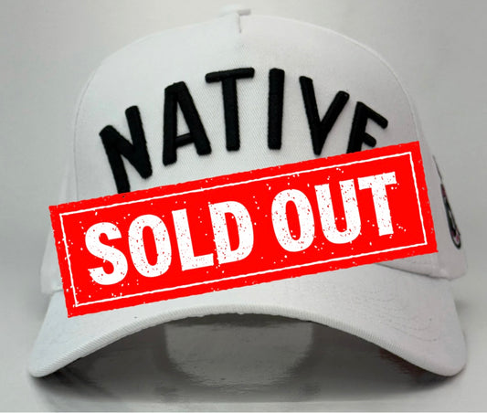 Nº513 White Out Cincinnati Hat Limited to only /50