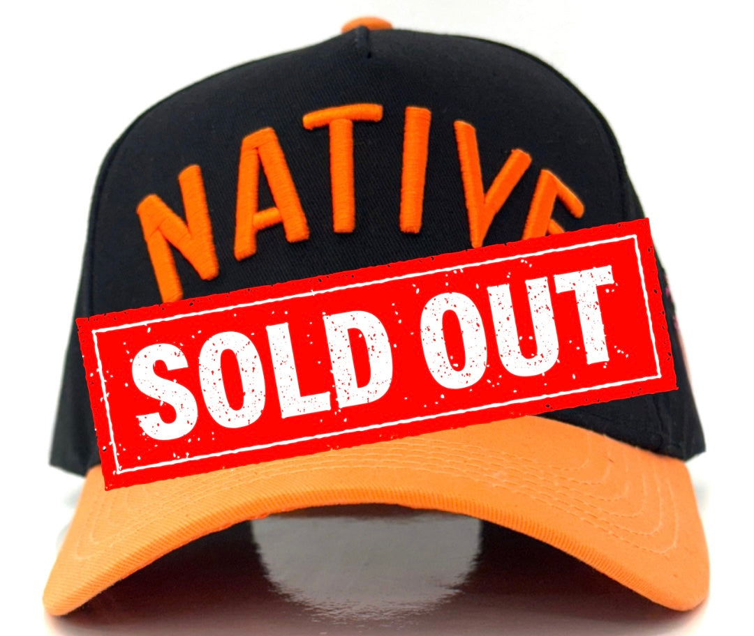 Nº513 Orange Brim Cincinnati Hat *Limited to Only /50